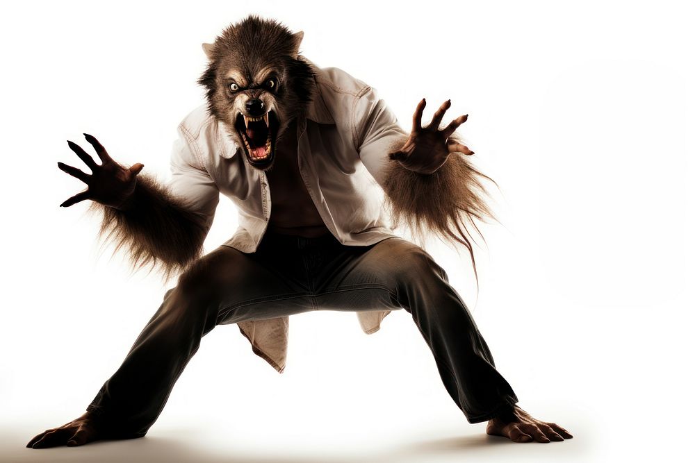 Werewolf dancing adult photo. AI generated Image by rawpixel.