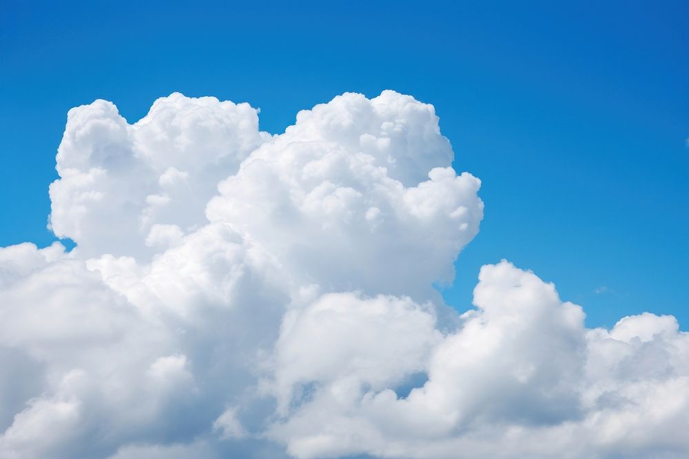 Blue sky cloud outdoors nature. AI generated Image by rawpixel.