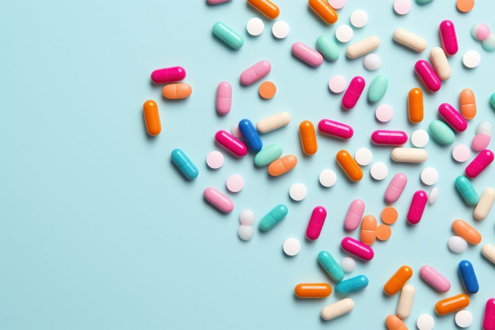 Capsule pill medical medication. AI generated Image by rawpixel.