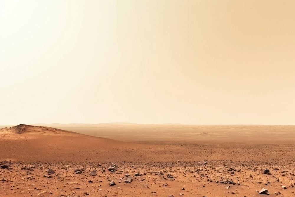 Mars horizon outdoors nature. AI generated Image by rawpixel.