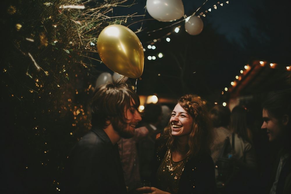 Party photography laughing portrait. AI generated Image by rawpixel.