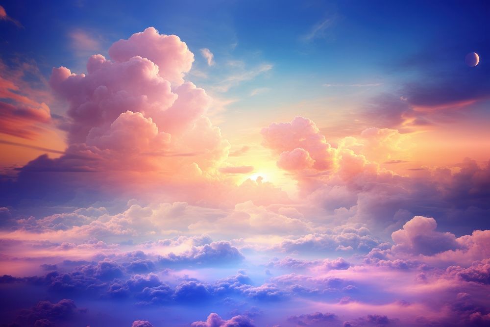 Summer sky sunlight outdoors nature. AI generated Image by rawpixel.