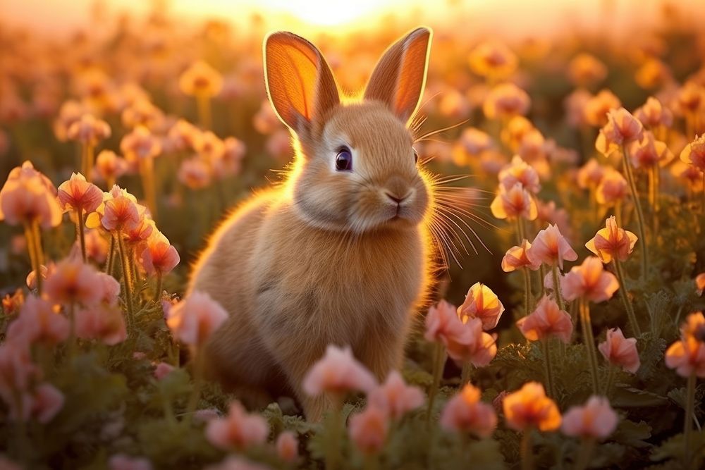 Spring outdoors animal mammal. AI generated Image by rawpixel.