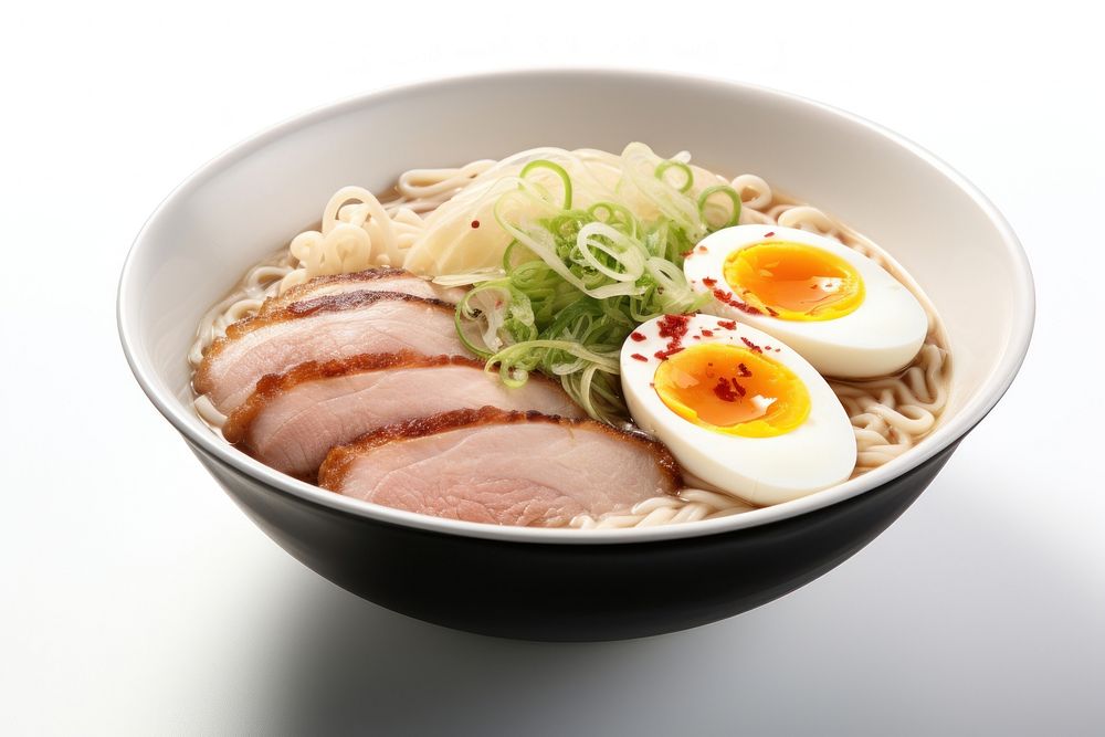 Ramen bowl noodle meal. AI generated Image by rawpixel.