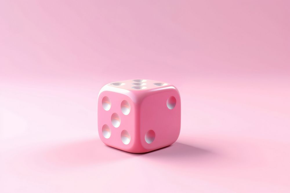 Dice game pink medication. AI generated Image by rawpixel.