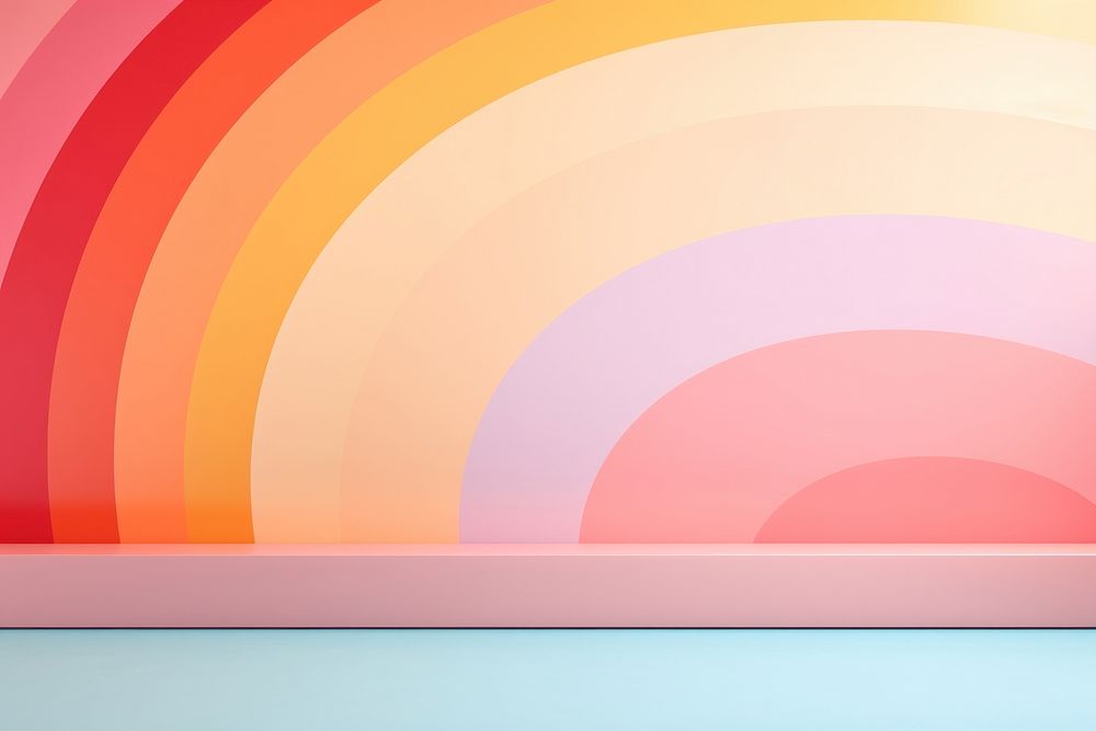 Rainbow backgrounds wall abstract. AI generated Image by rawpixel.