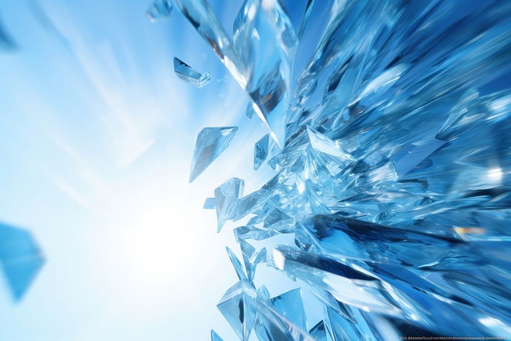 Broken glass exploding backgrounds crystal motion. AI generated Image by rawpixel.