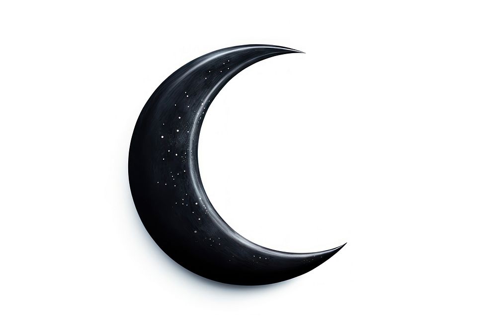 Moon astronomy crescent nature. 