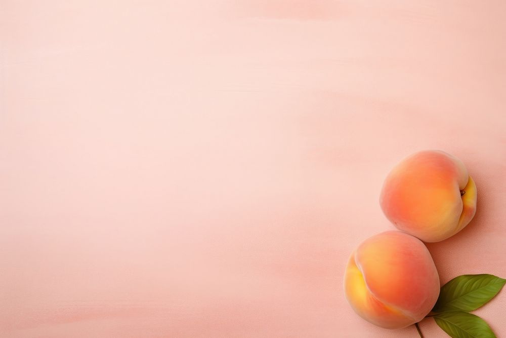 Cute background peach backgrounds fruit. AI generated Image by rawpixel.