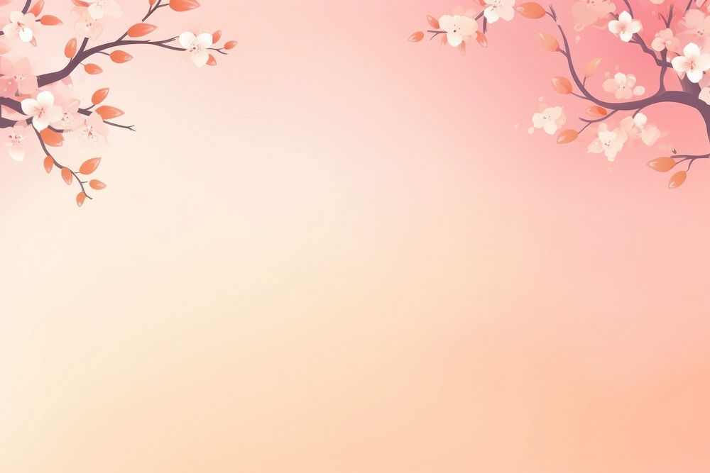 Cute background backgrounds outdoors blossom. AI generated Image by rawpixel.