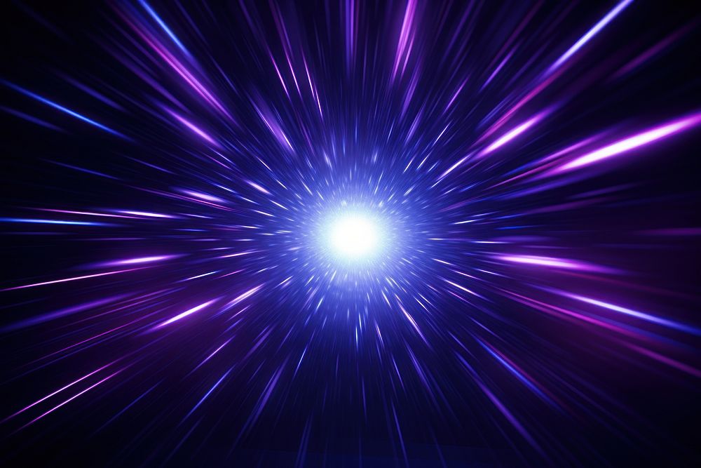 Purple space warp effect background