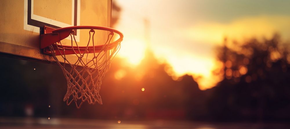 Basketball sports reflection chandelier. 