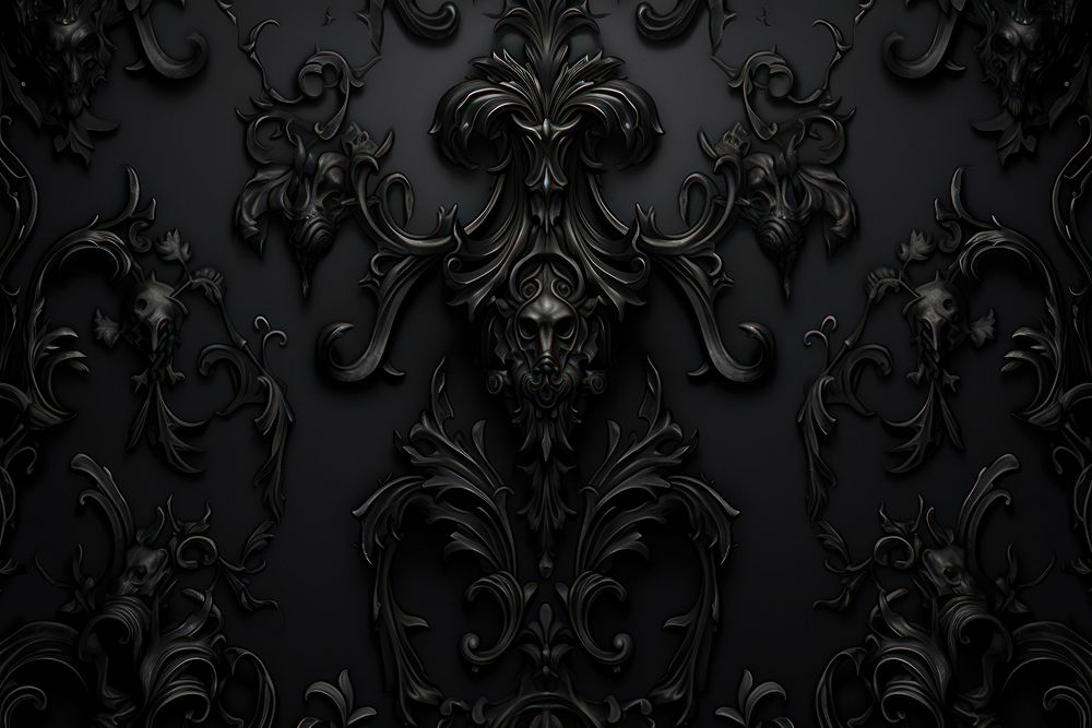 Black background black backgrounds wallpaper. AI generated Image by rawpixel.