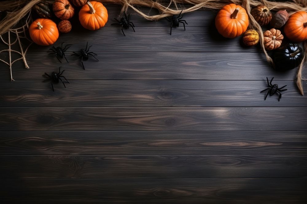 Halloween wood halloween food. AI generated Image by rawpixel.
