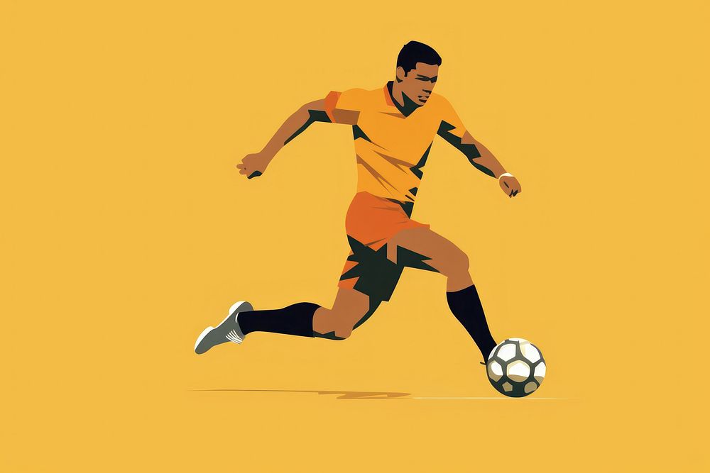 Football player sports adult determination. AI generated Image by rawpixel.