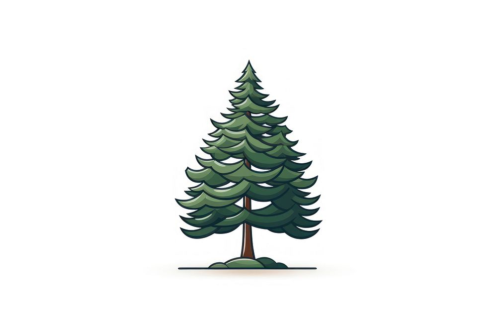 Pine tree pine plant logo. AI generated Image by rawpixel.