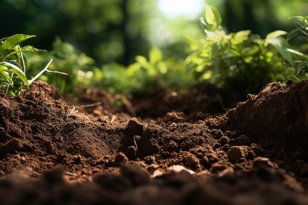 Soil gardening outdoors nature. AI generated Image by rawpixel.