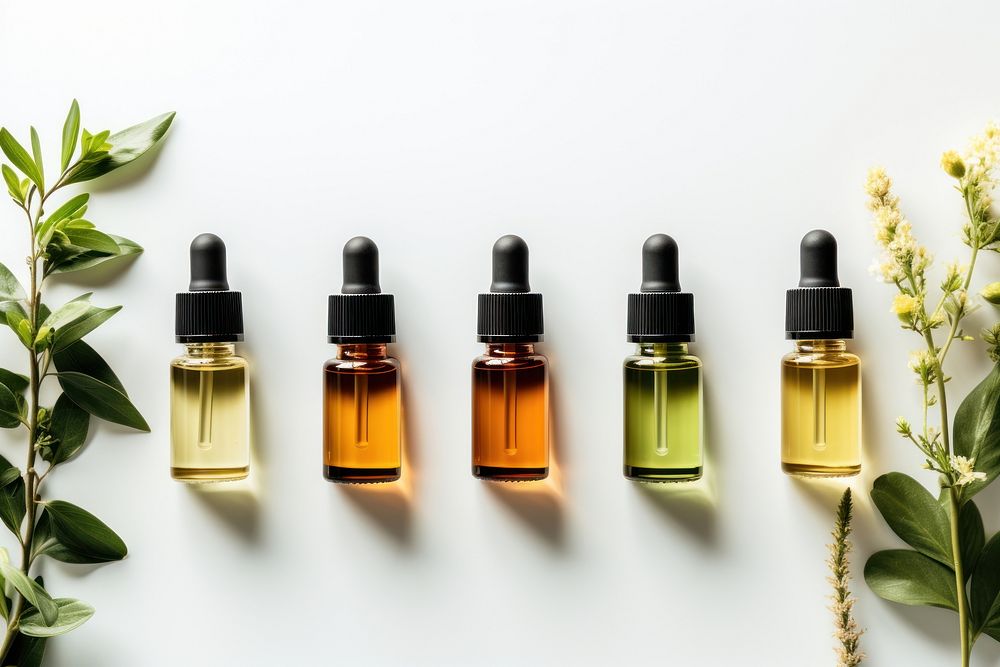 Serum products cosmetics perfume bottle. 