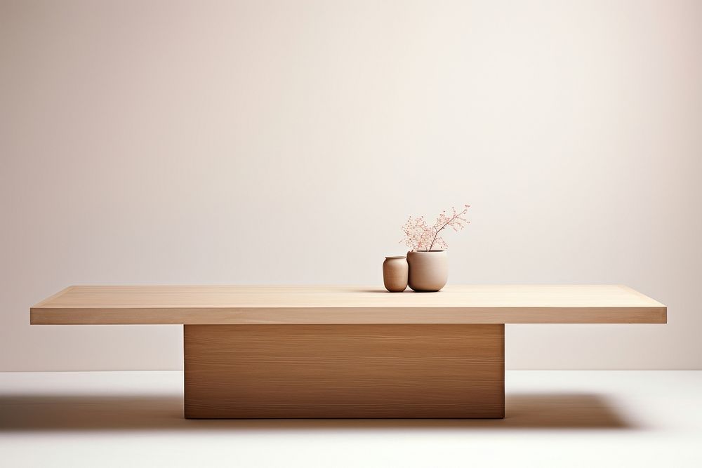 Table furniture simplicity tabletop. AI generated Image by rawpixel.