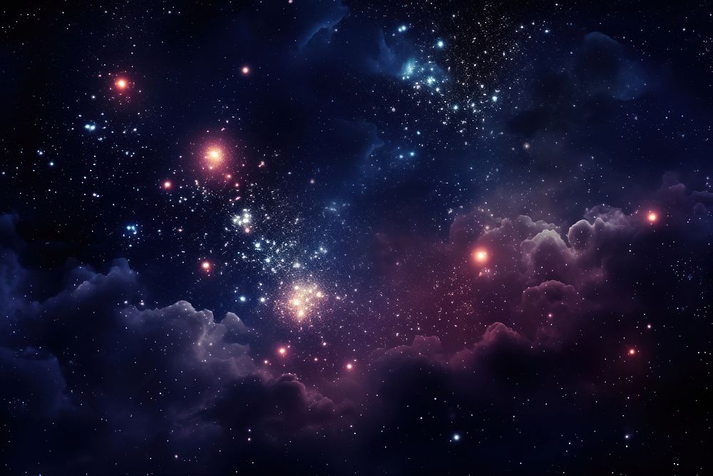 Glowing star field backgrounds astronomy universe. AI generated Image by rawpixel.