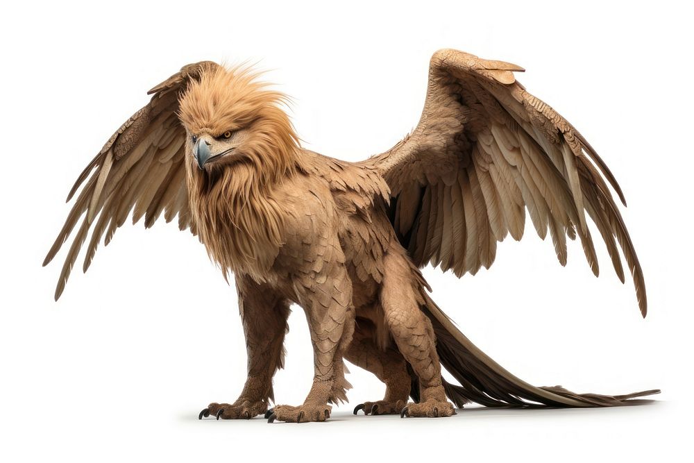 Griffin vulture animal bird. AI generated Image by rawpixel.