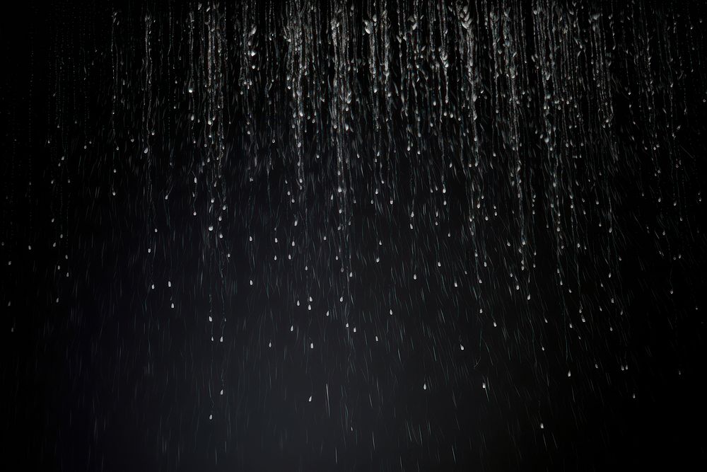 Heavy rain black backgrounds nature. AI generated Image by rawpixel.