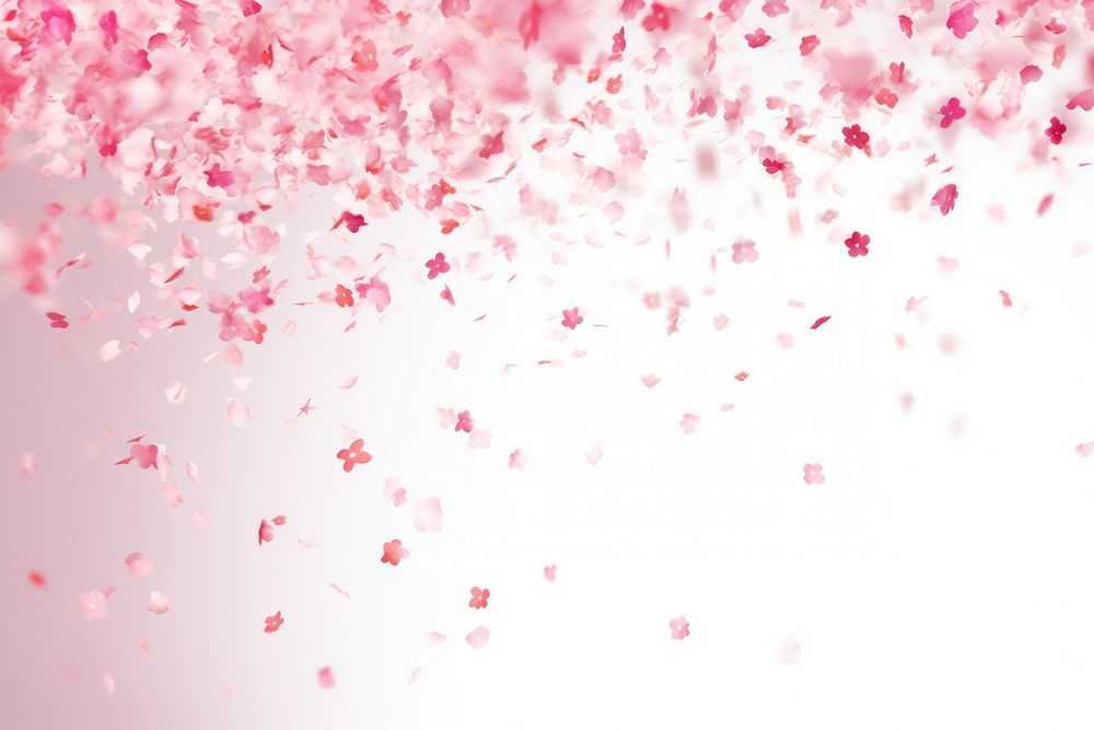 Flower confetti backgrounds petal. AI generated Image by rawpixel.