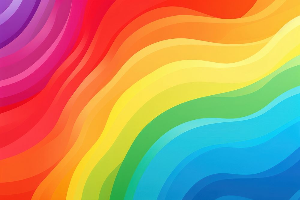 Rainbow background backgrounds rainbow pattern. AI generated Image by rawpixel.