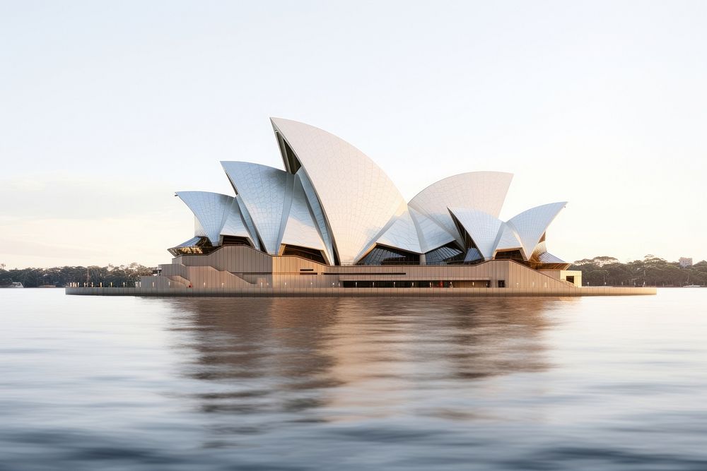 Sydney Opera House architecture landmark building. AI generated Image by rawpixel.