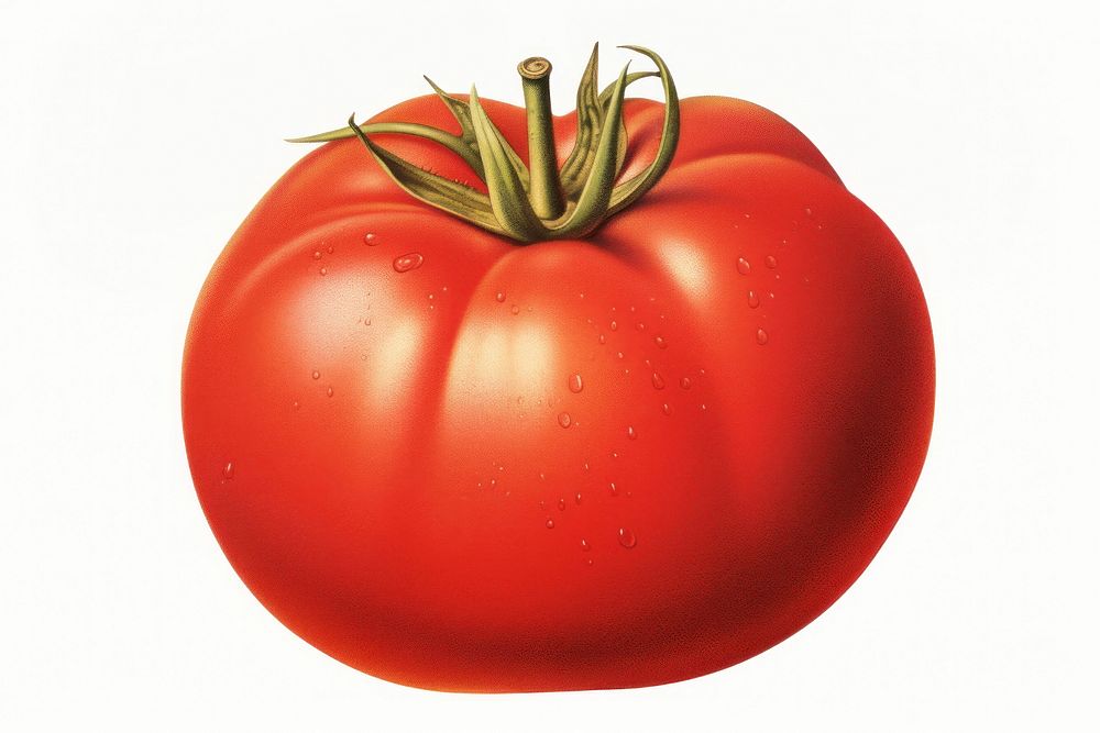 Tomato vintage vegetable plant. AI generated Image by rawpixel.