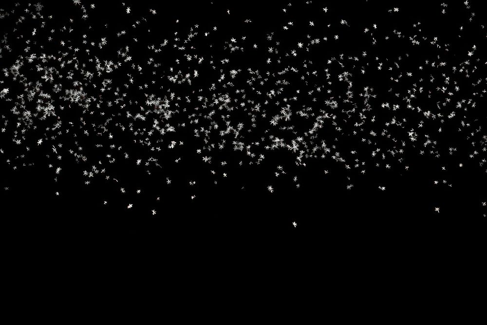 Various sized snow falling particles backgrounds confetti black. AI generated Image by rawpixel.
