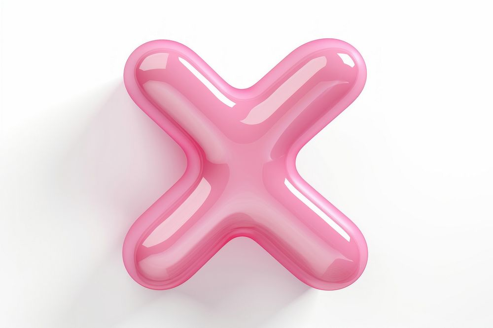 Pink confectionery starfish balloon. AI generated Image by rawpixel.