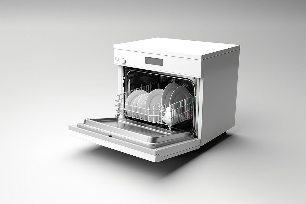 Dish Washing machine dishwasher appliance oven. AI generated Image by rawpixel.