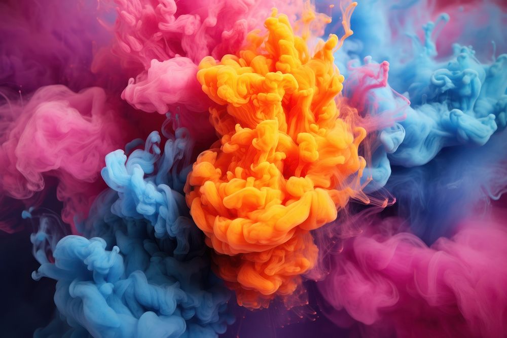 Explode smoke backgrounds creativity. AI generated Image by rawpixel.