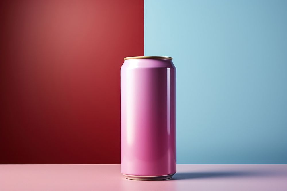 Tin refreshment container cylinder. AI generated Image by rawpixel.