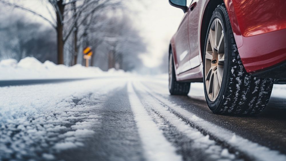 Car tire winter. AI generated Image by rawpixel.