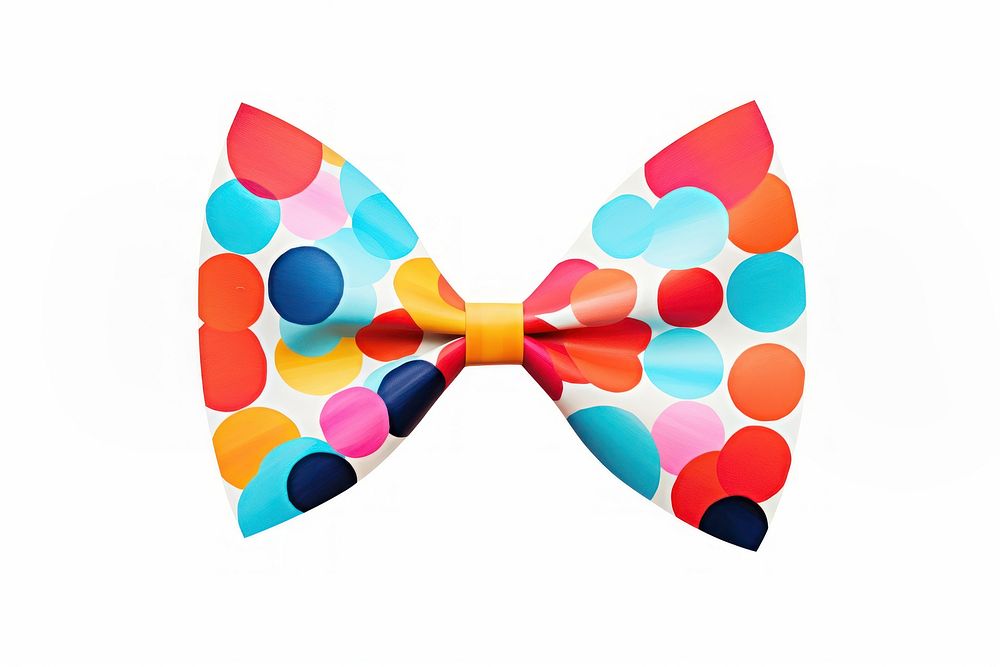Bow bow white background celebration. AI generated Image by rawpixel.