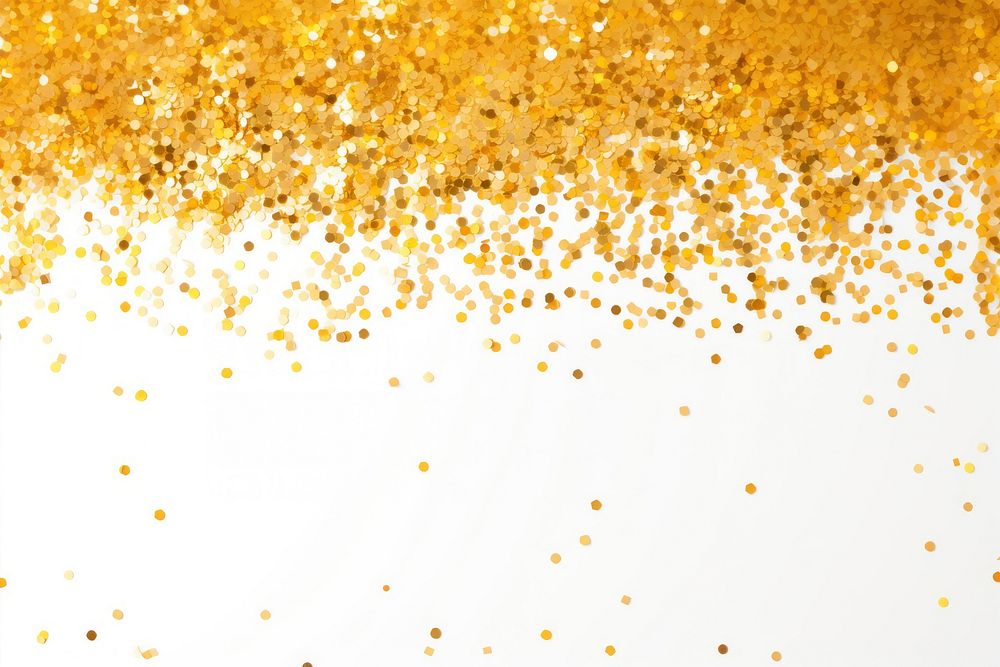 Golden confetti backgrounds glitter shiny. AI generated Image by rawpixel.