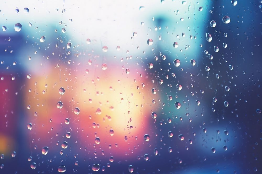 Raindrop outdoors window glass. AI generated Image by rawpixel.
