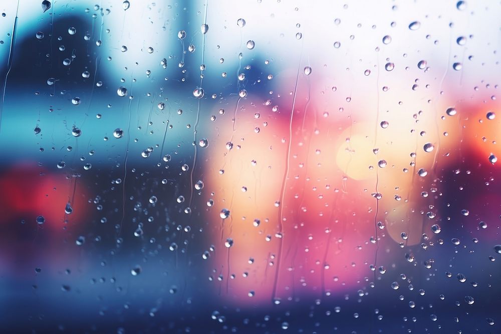 Raindrop outdoors window glass. AI generated Image by rawpixel.