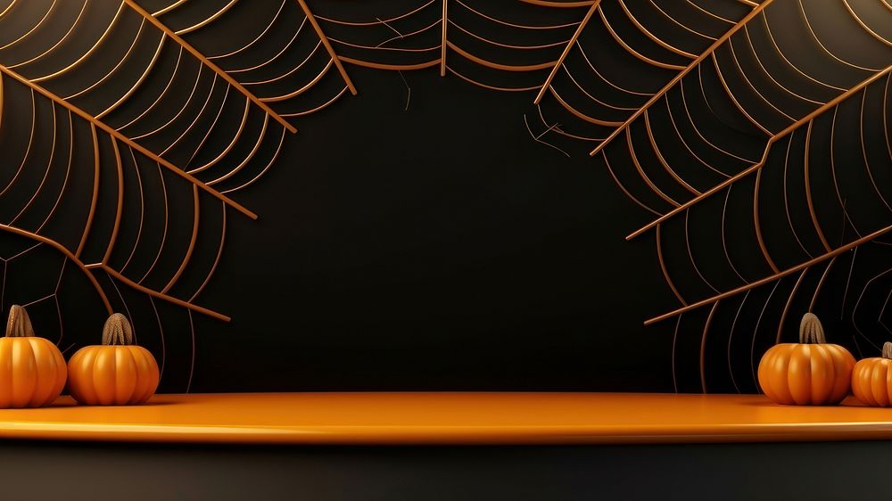 Spider-web frame, Halloween background. AI generated Image by rawpixel.
