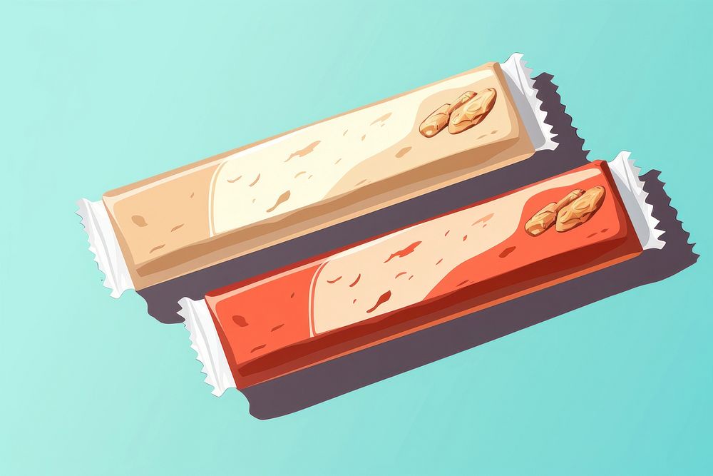 Energy bars dessert food weaponry. AI generated Image by rawpixel.