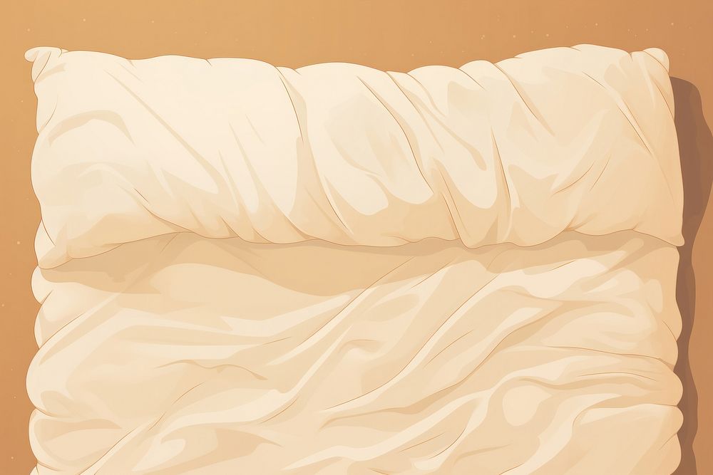 Fluffy bed backgrounds pillow comfortable. AI generated Image by rawpixel.