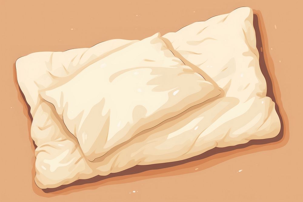 Fluffy bed relaxation furniture crumpled. AI generated Image by rawpixel.