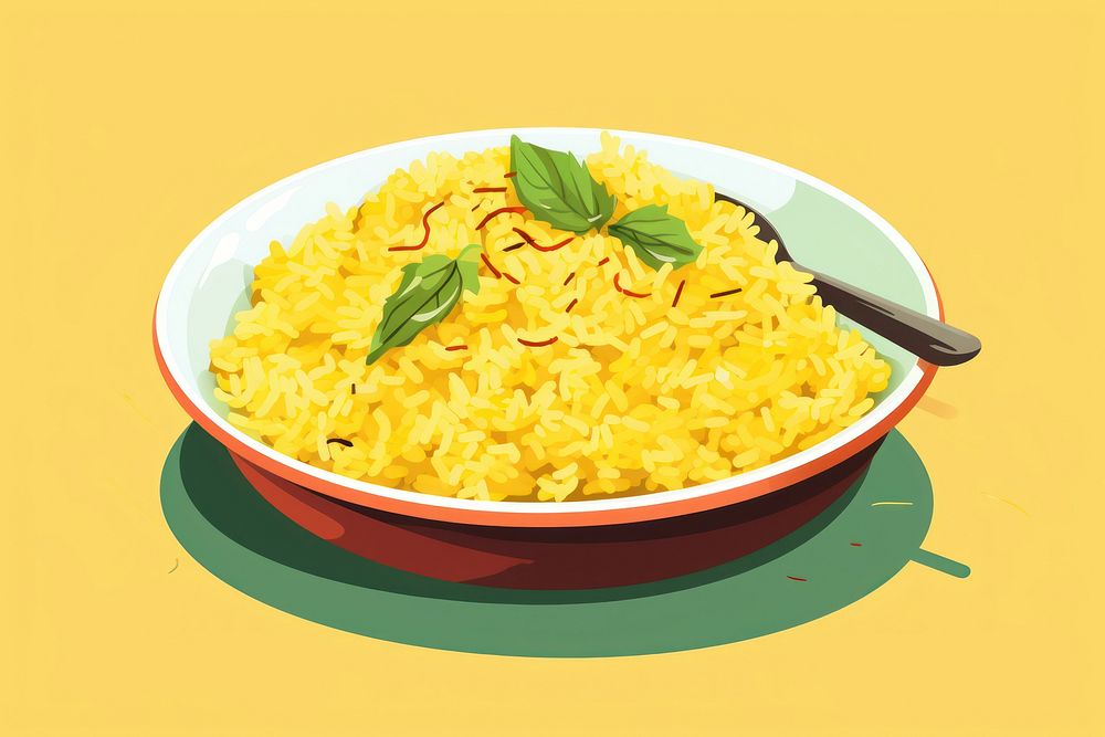 Curry Rice rice curry plate. AI generated Image by rawpixel.