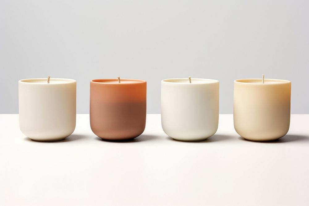 Aroma candles simplicity cylinder lighting. 