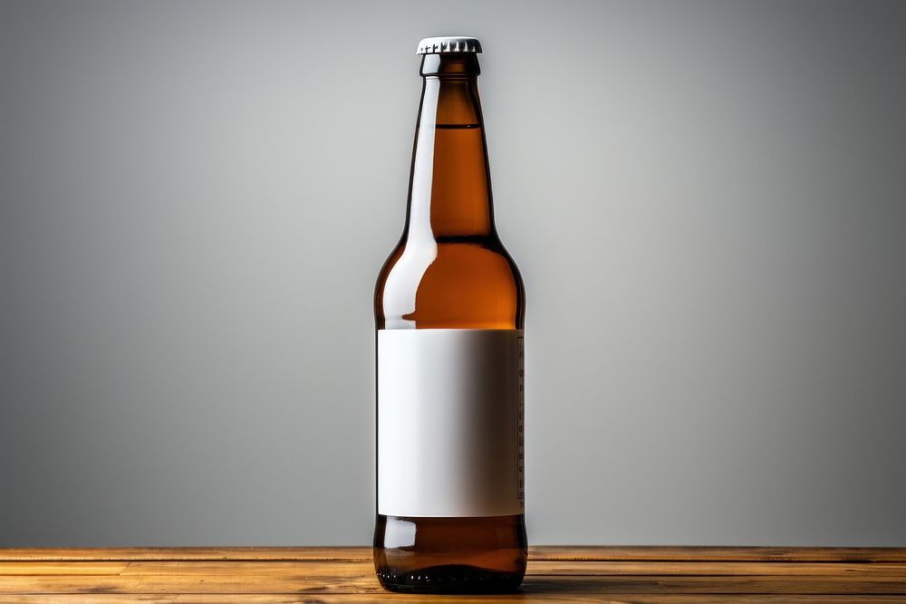 Beer bottle drink condensation refreshment. AI generated Image by rawpixel.