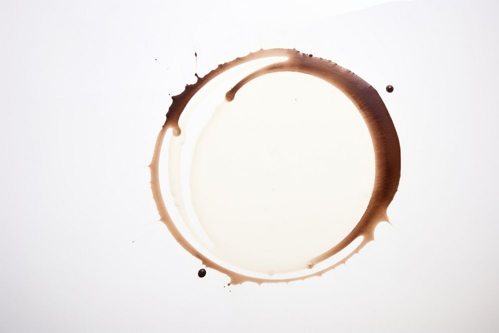 Coffee stain circle refreshment splattered. AI generated Image by rawpixel.