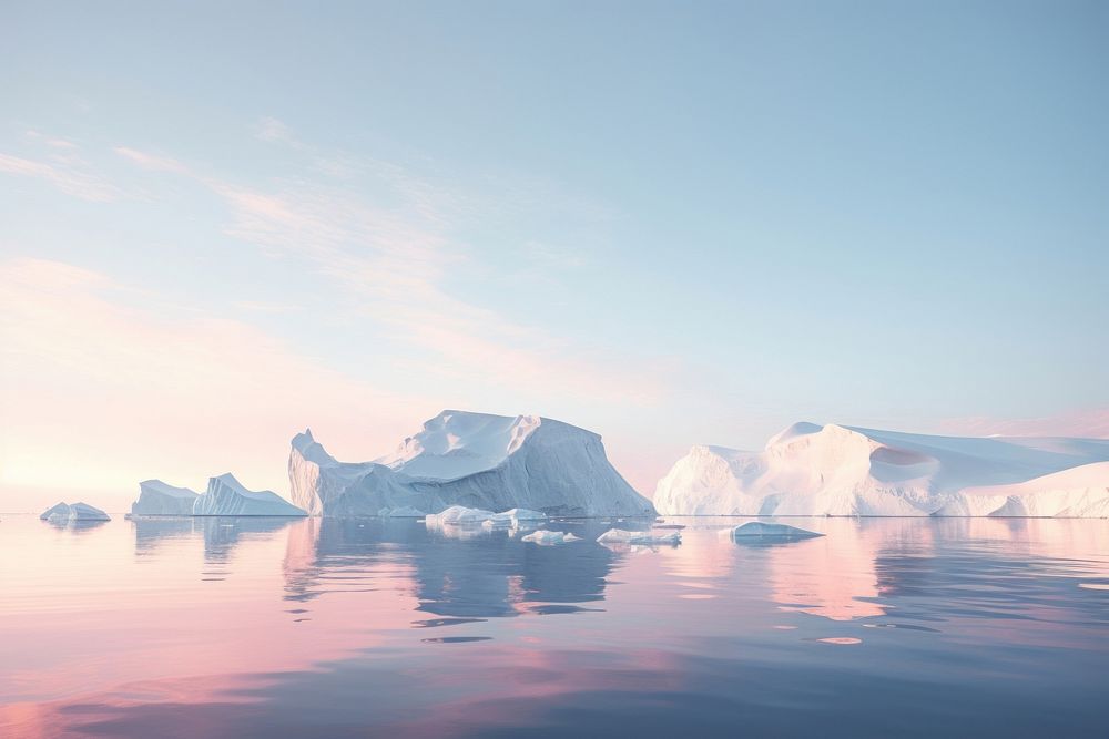 Antarctica outdoors iceberg nature. AI generated Image by rawpixel.