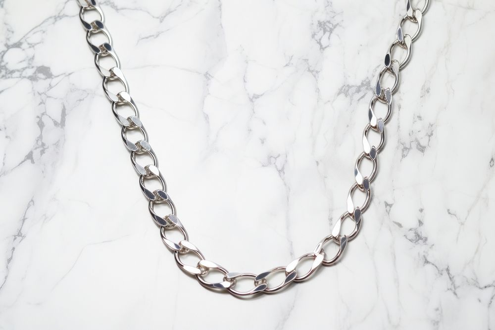 Metal chain necklace jewelry accessories accessory. 